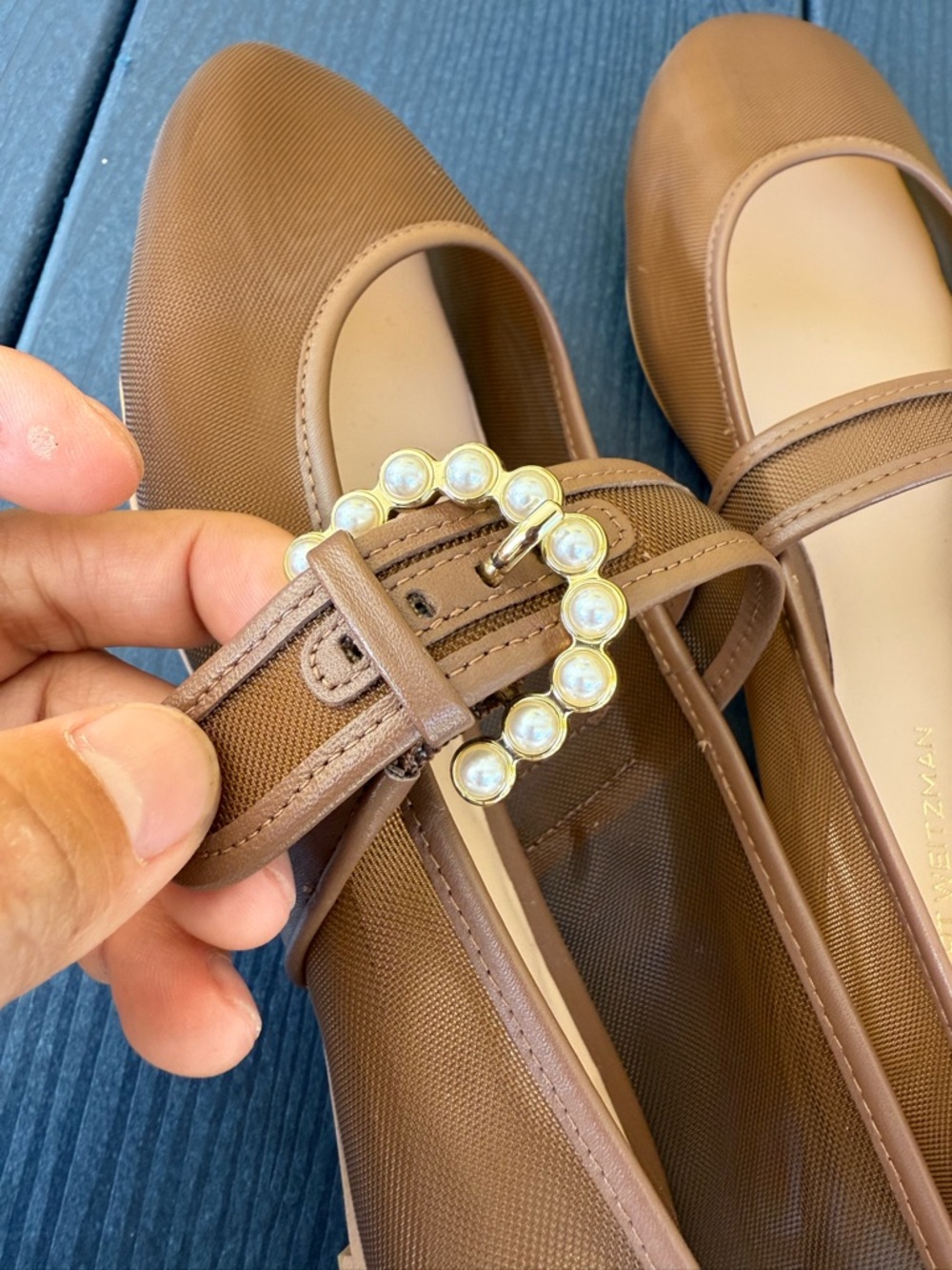 STUART WEITZMAN
Women's Brown Piper Ballet - Picture 5 of 6